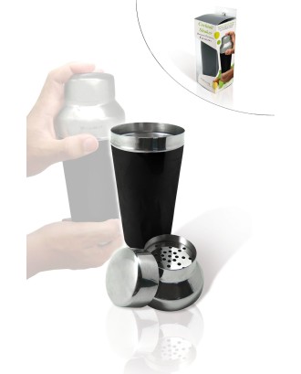 Cocktail shaker din inox, negru, 700 ml - VIN BOUQUET